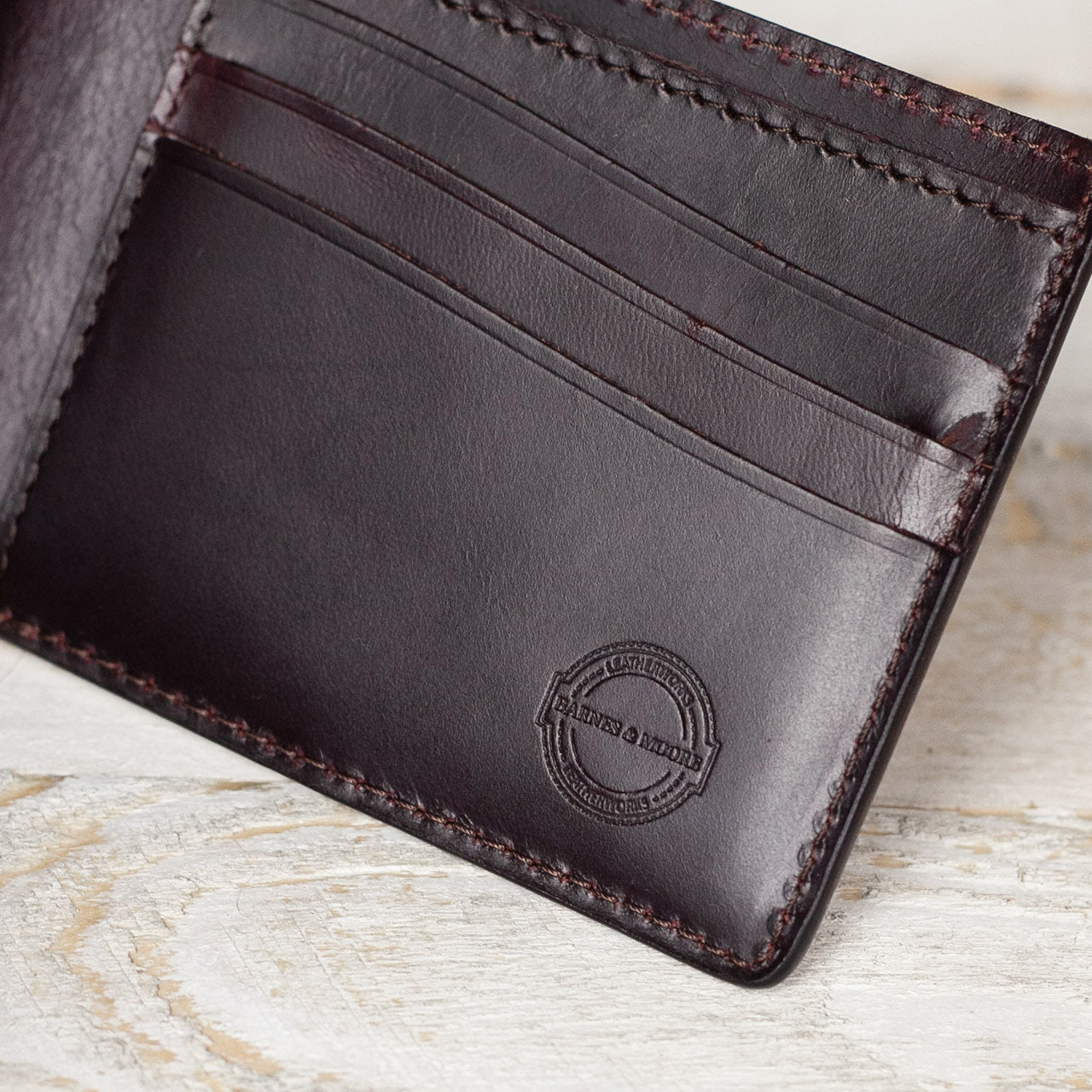 Longshore Geldbeutel Shinki Shell Cordovan Bordeaux