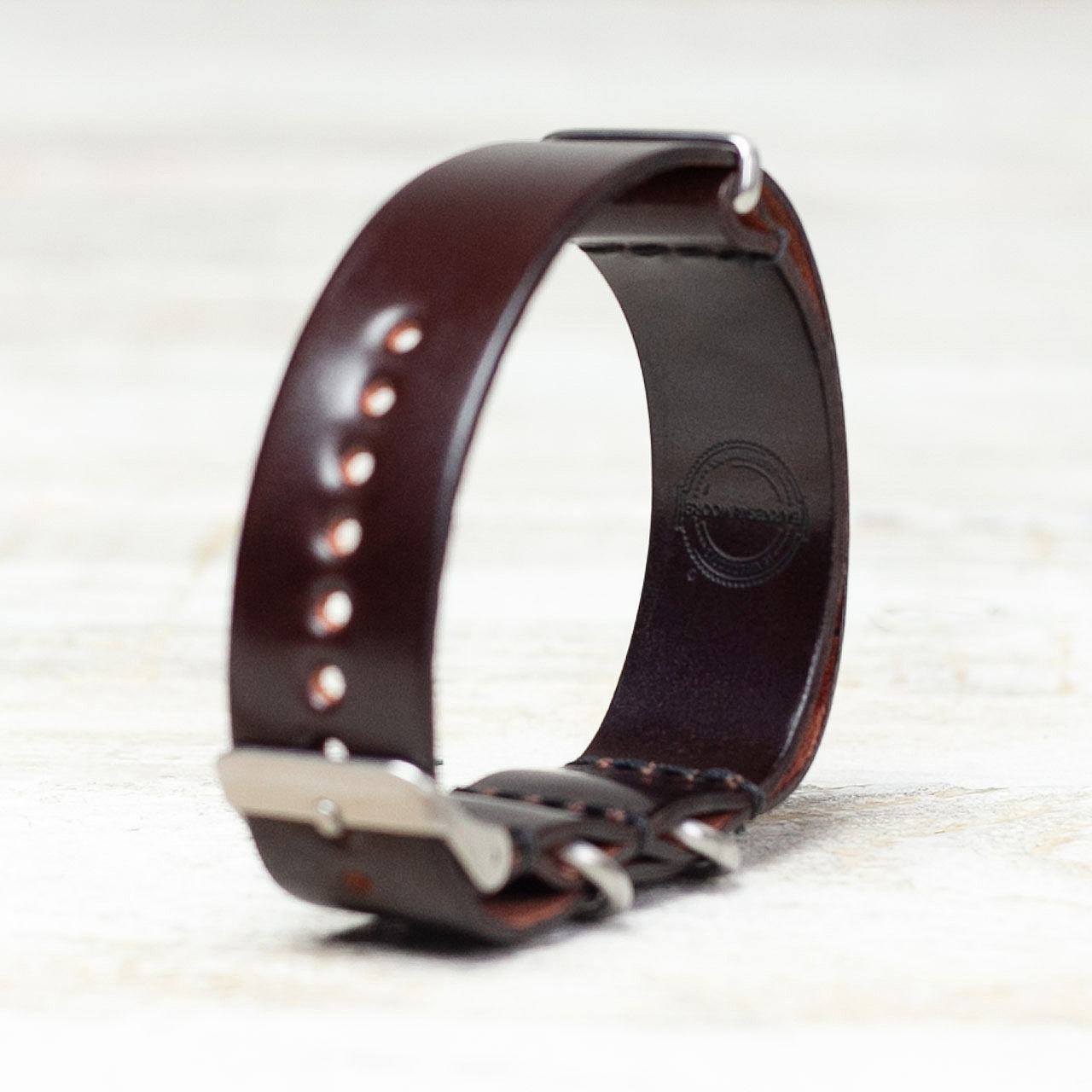 Nato Uhrenarmband Cordovan Bordeaux