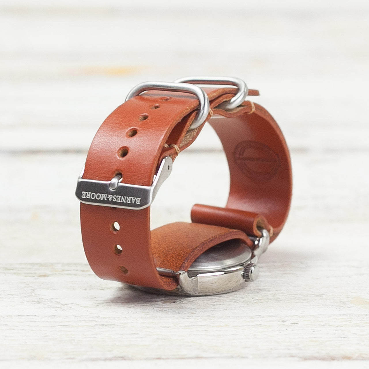 Barnes Moore Nato Watch Strap Uhrenarmband Braun