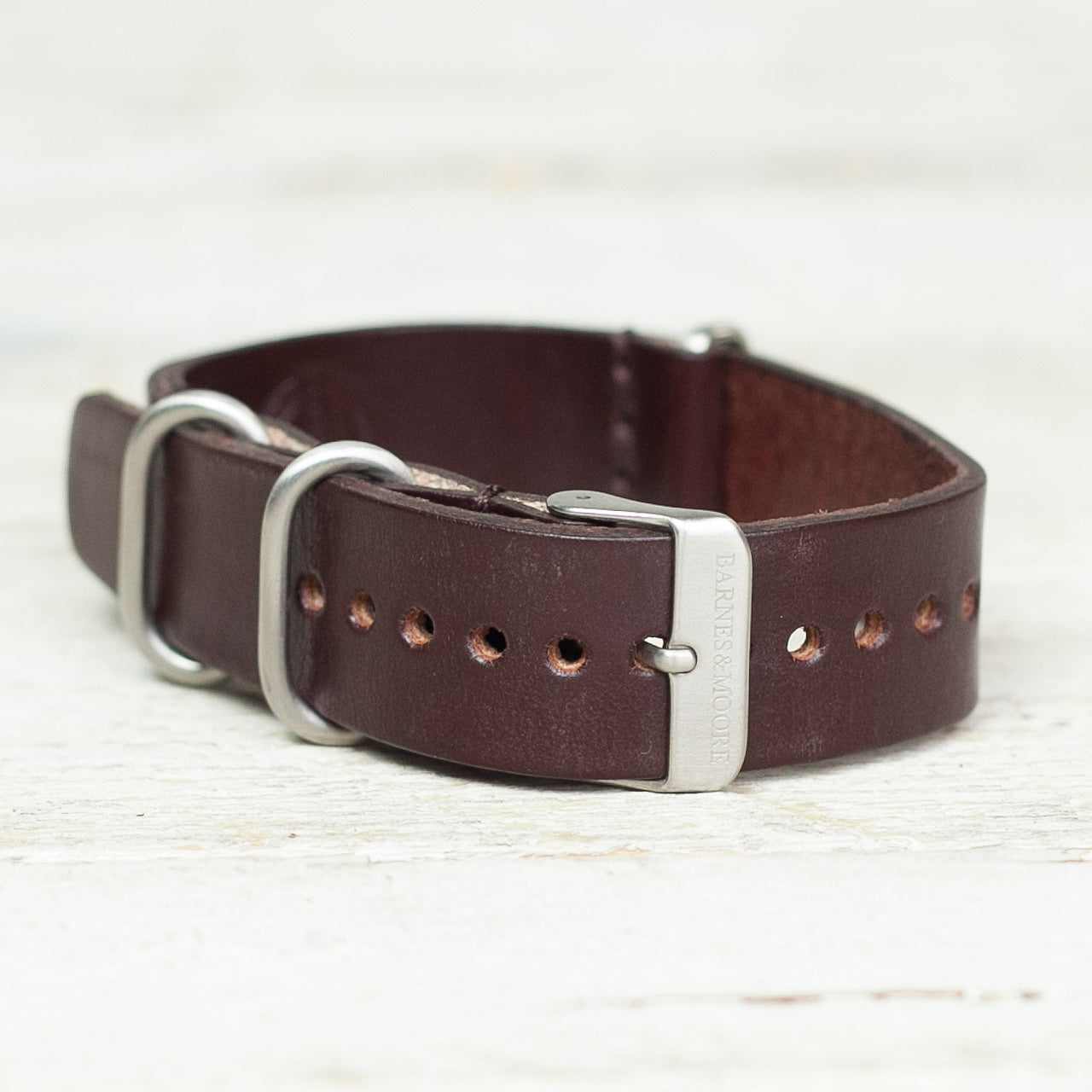 Nato Watch Strap Uhrenarmband Dunkelbraun