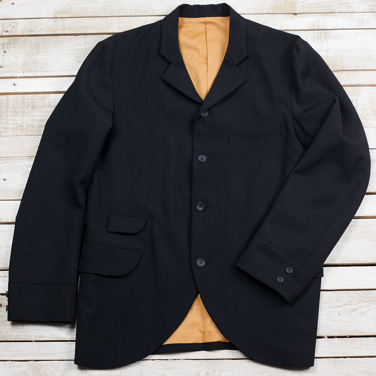 Army Serge Butler Jacket Schwarz