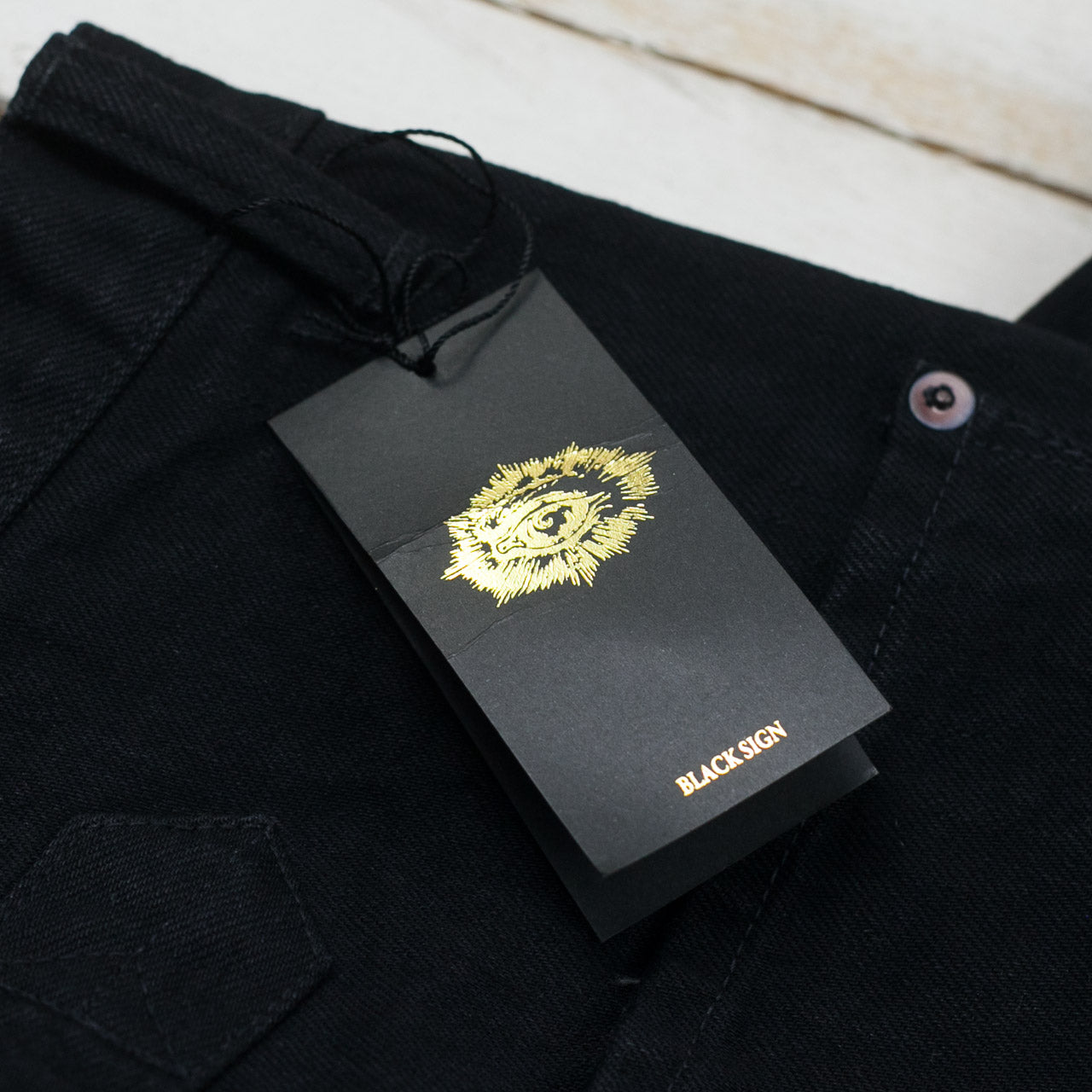 15oz Black Denim Vocalion