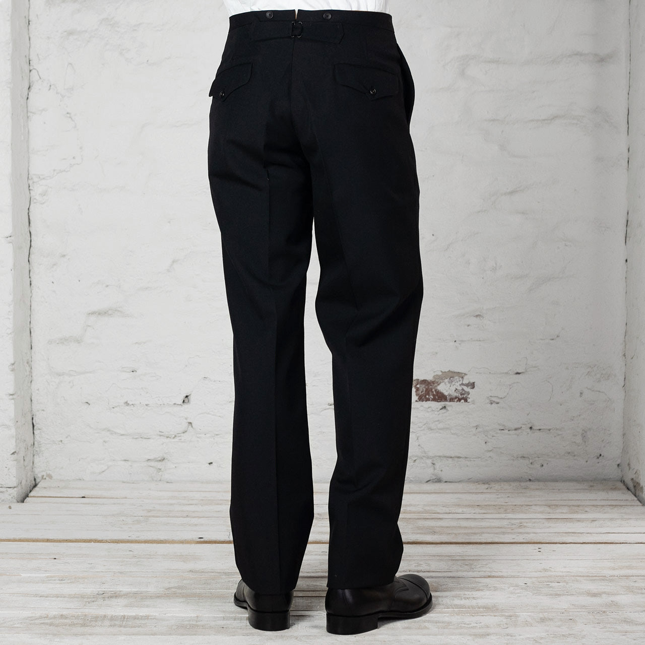 Army Serge Butler Pants Schwarz