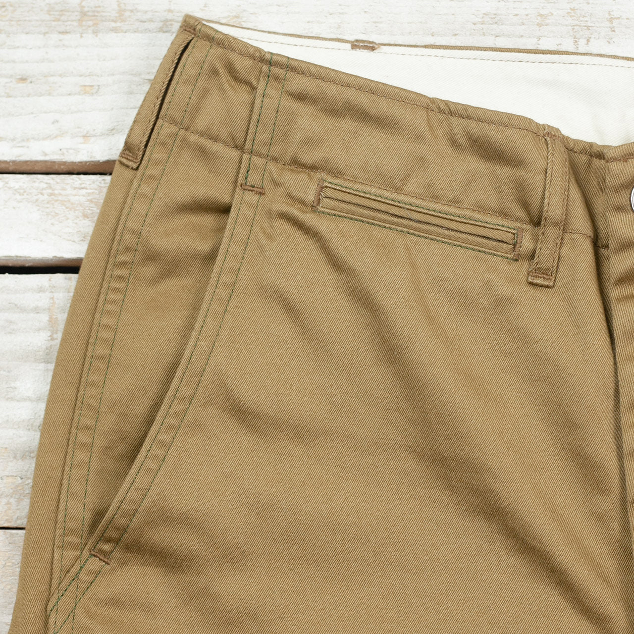 Khaki Chino Trousers Type-2