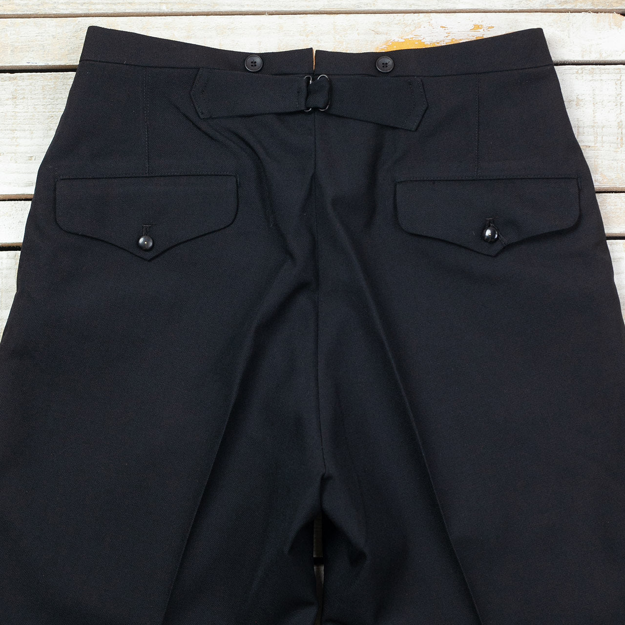 Army Serge Butler Pants Schwarz