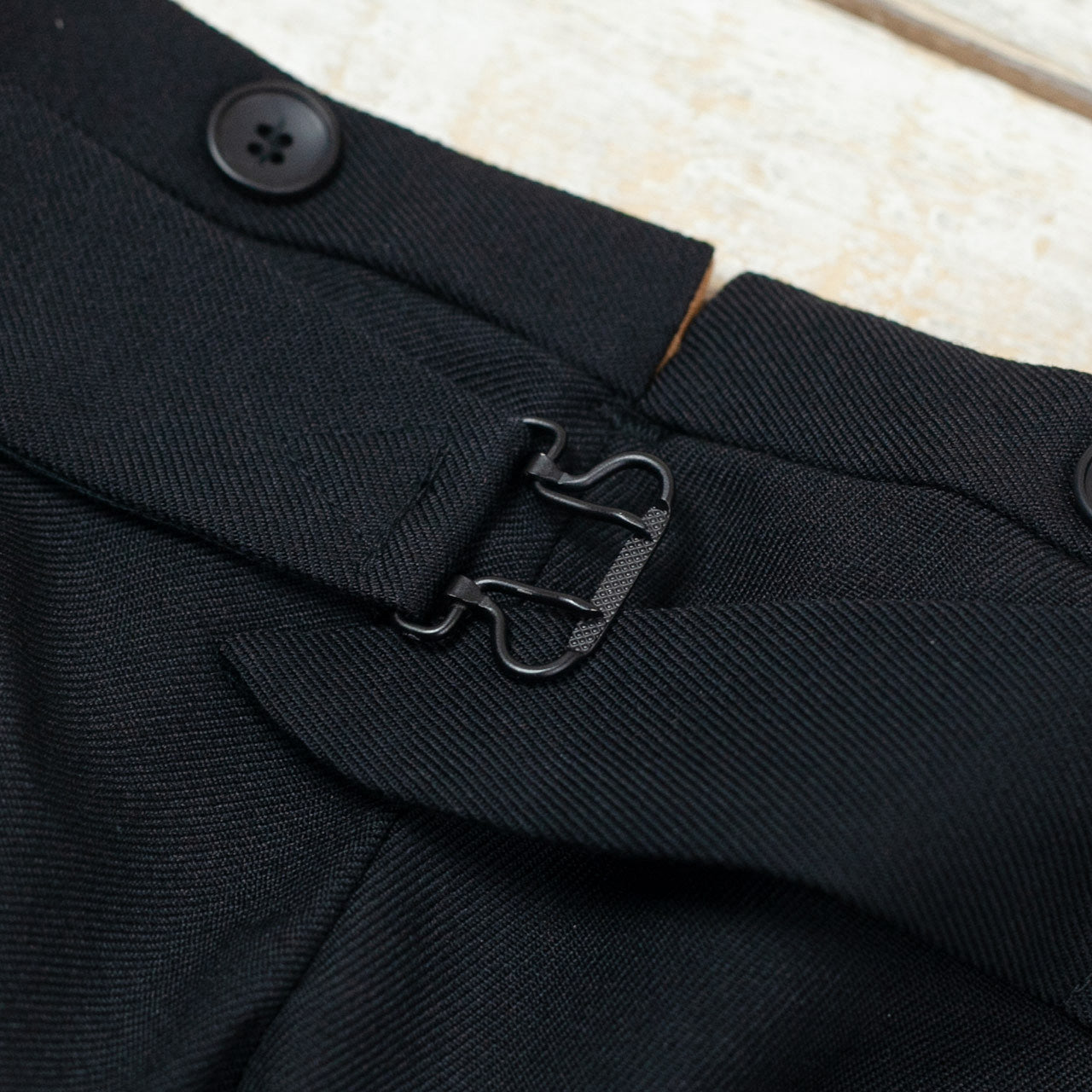 Army Serge Butler Pants Schwarz