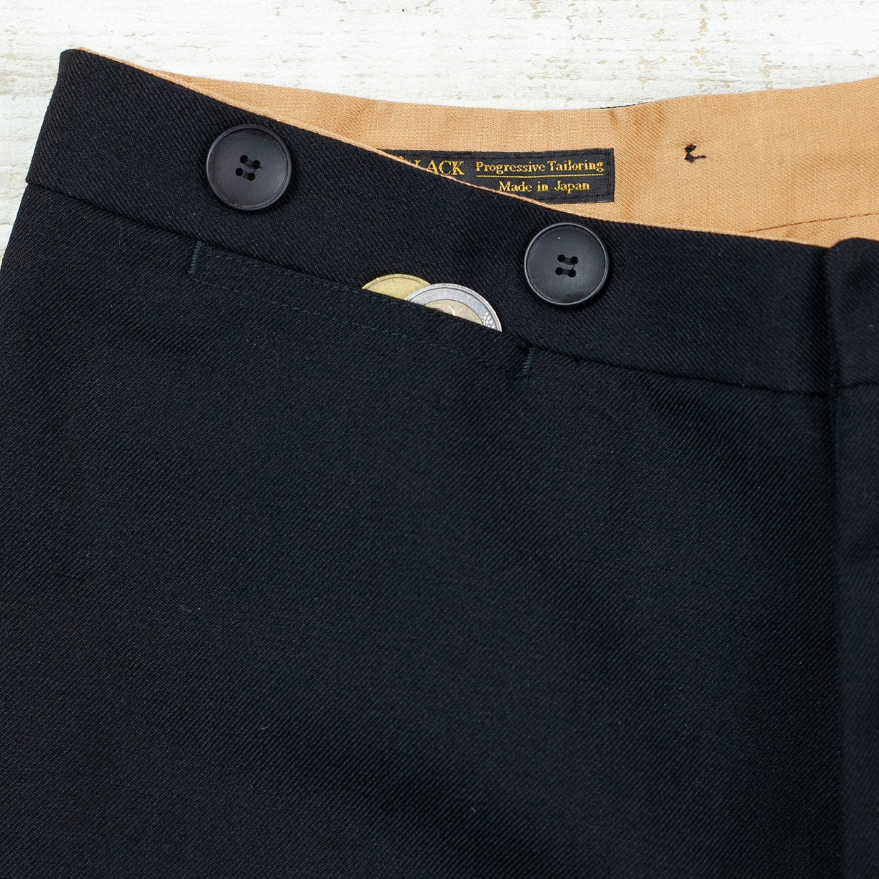 Army Serge Butler Pants Schwarz