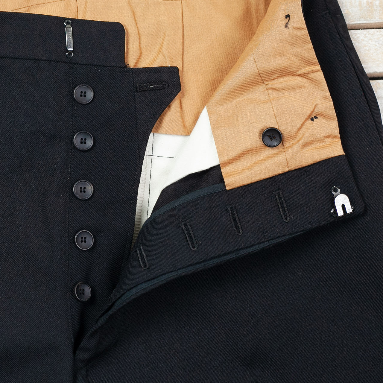 Army Serge Butler Pants Schwarz