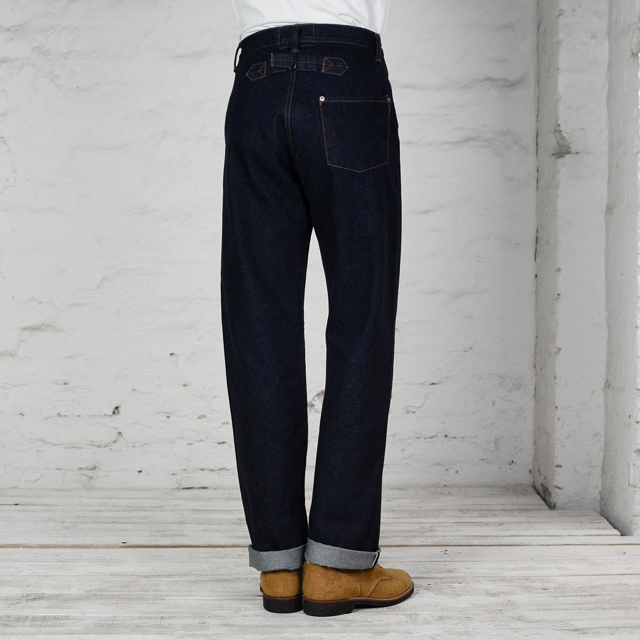 Vocalion Waist-Overalls Dark Indigo