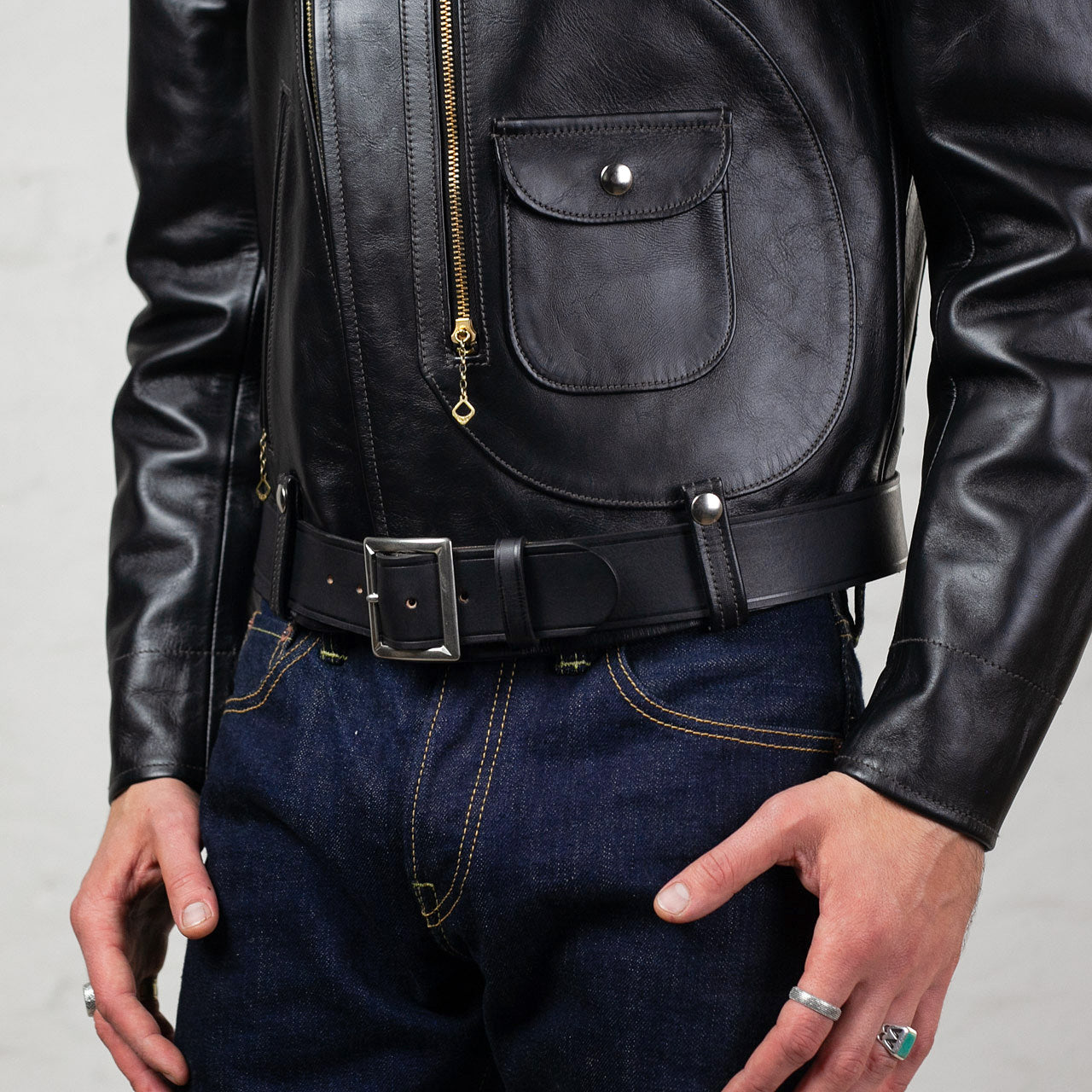 Buco Separate Riders Belt für J24 Jacket Schwarz