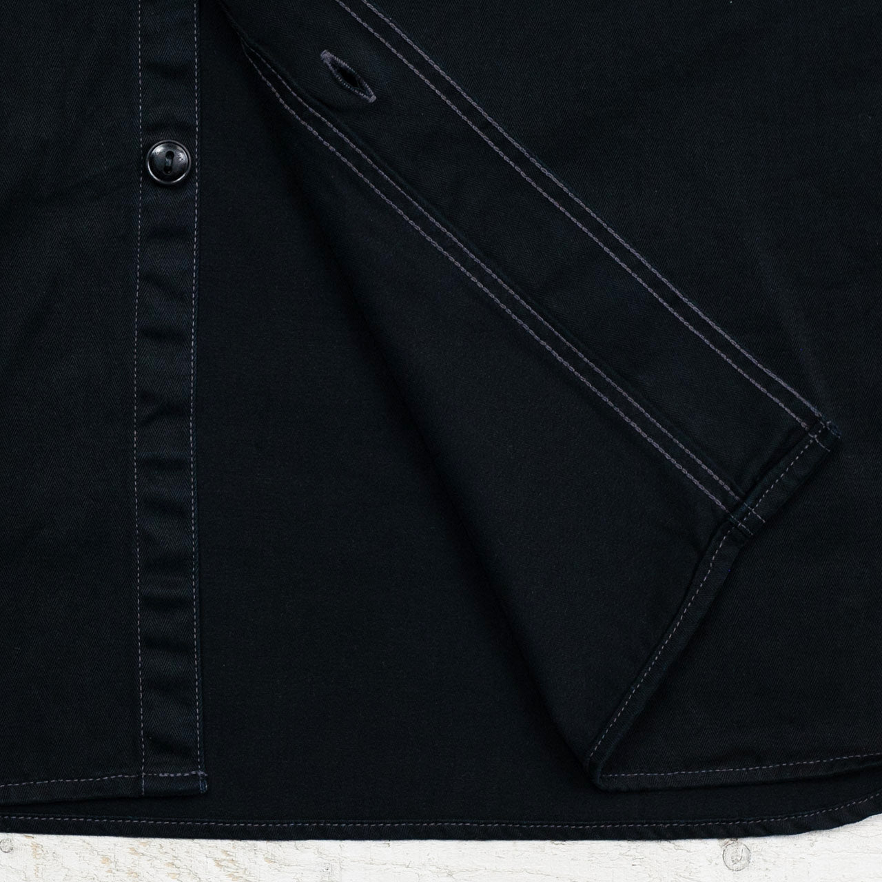 BR29174 HBT Work Shirt Schwarz