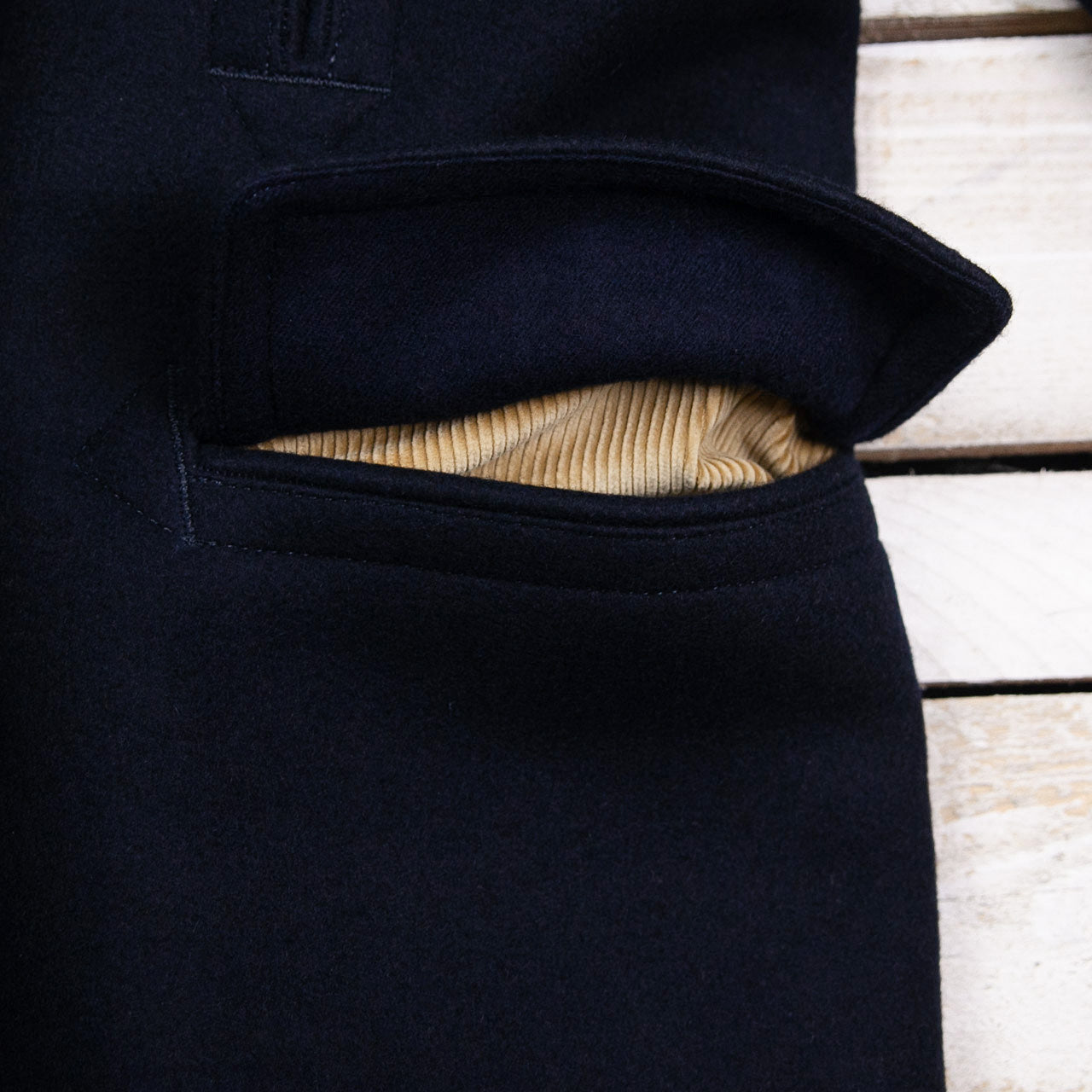 BR14146 US Navy Pea-Coat Long Navy