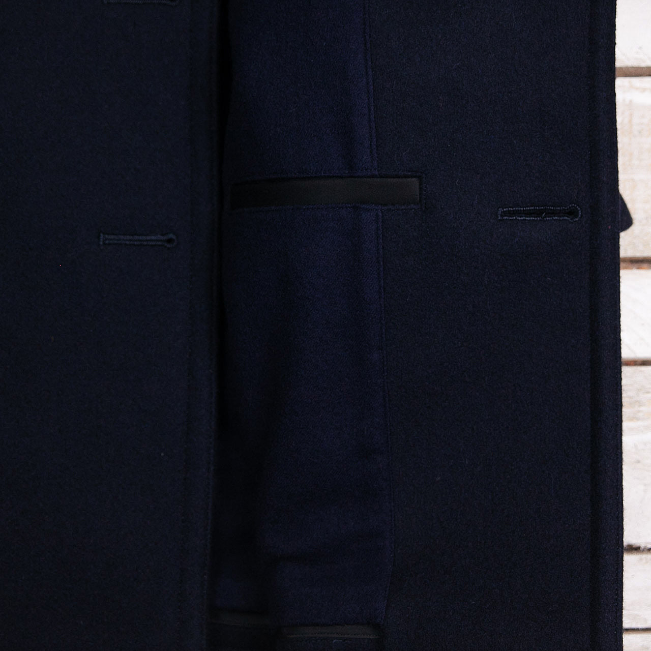 BR14146 US Navy Pea-Coat Long Navy