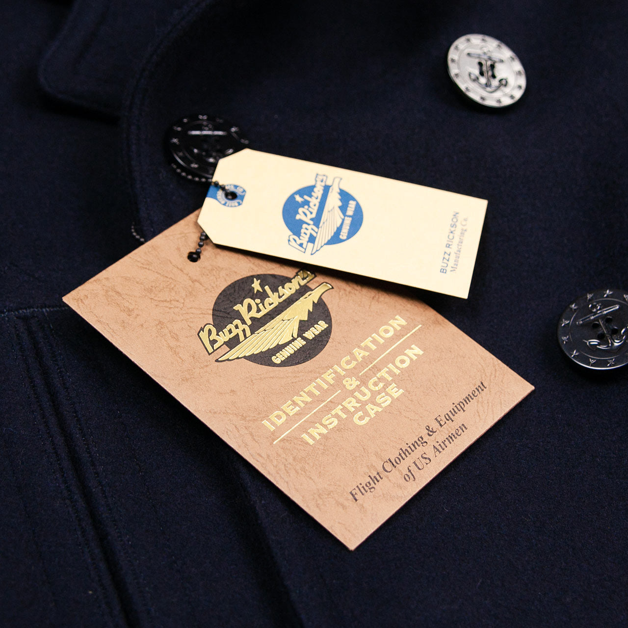BR14146 US Navy Pea-Coat Long Navy