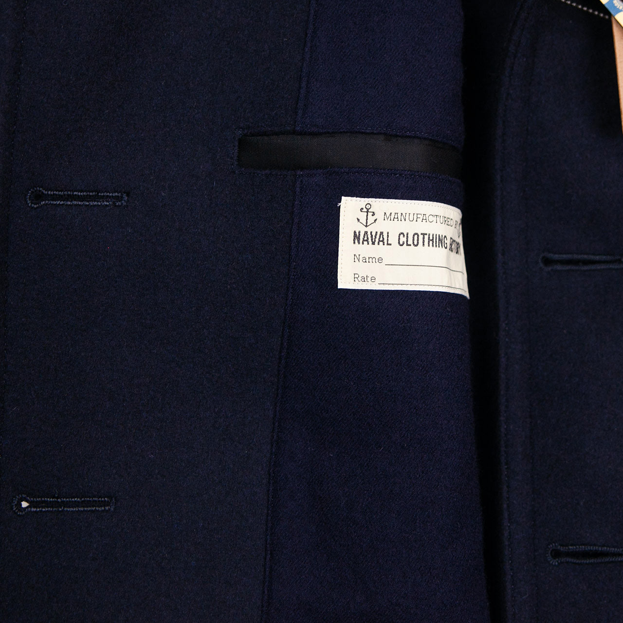 BR14146 US Navy Pea-Coat Long Navy