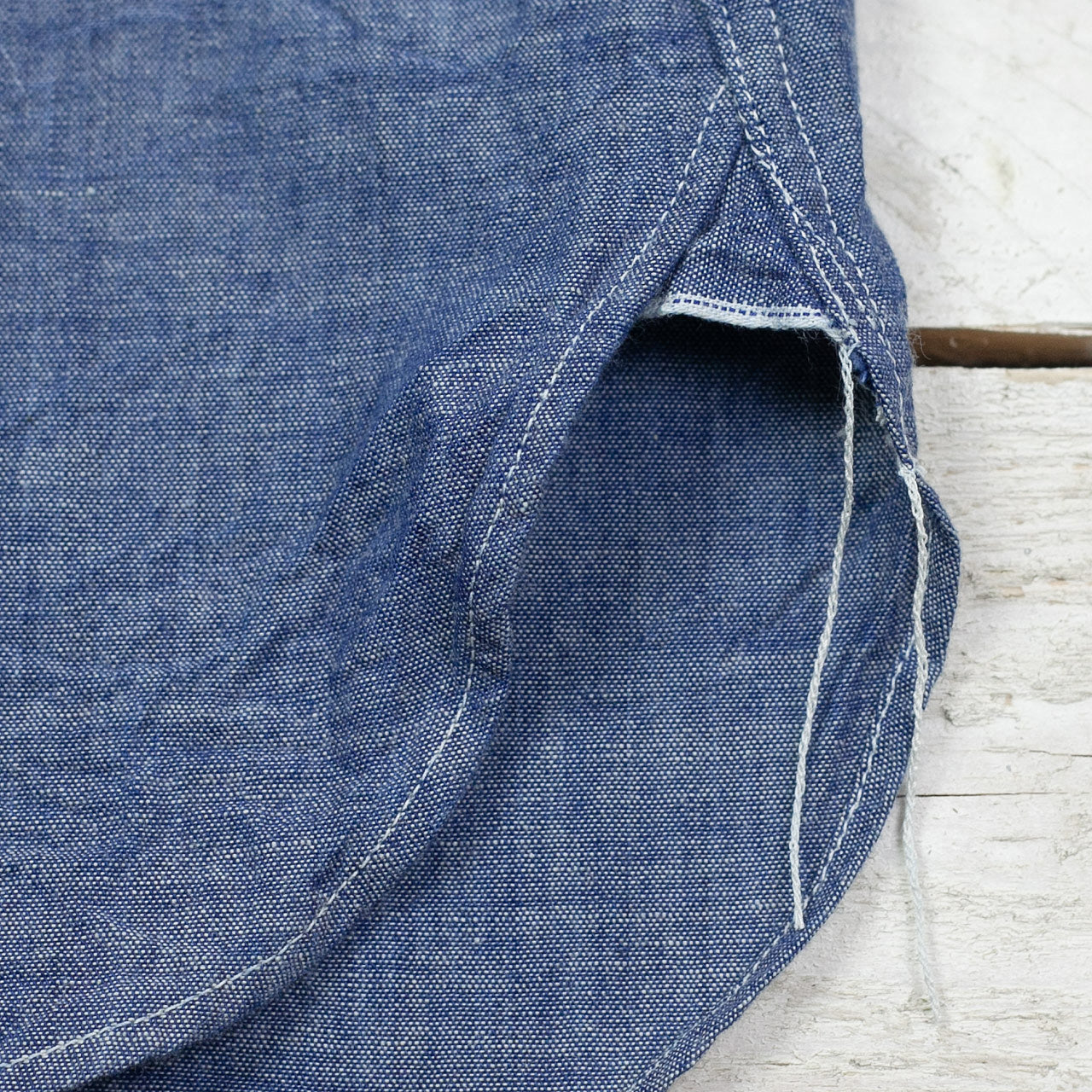 BR35856 Chambray Work Shirt Kurzarm