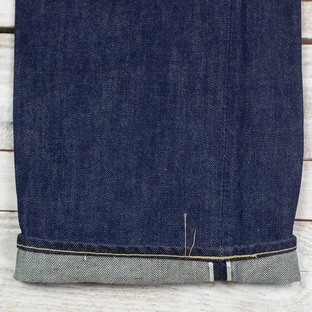 BR43041 WWII Blue Denim Waist Overalls Indigo
