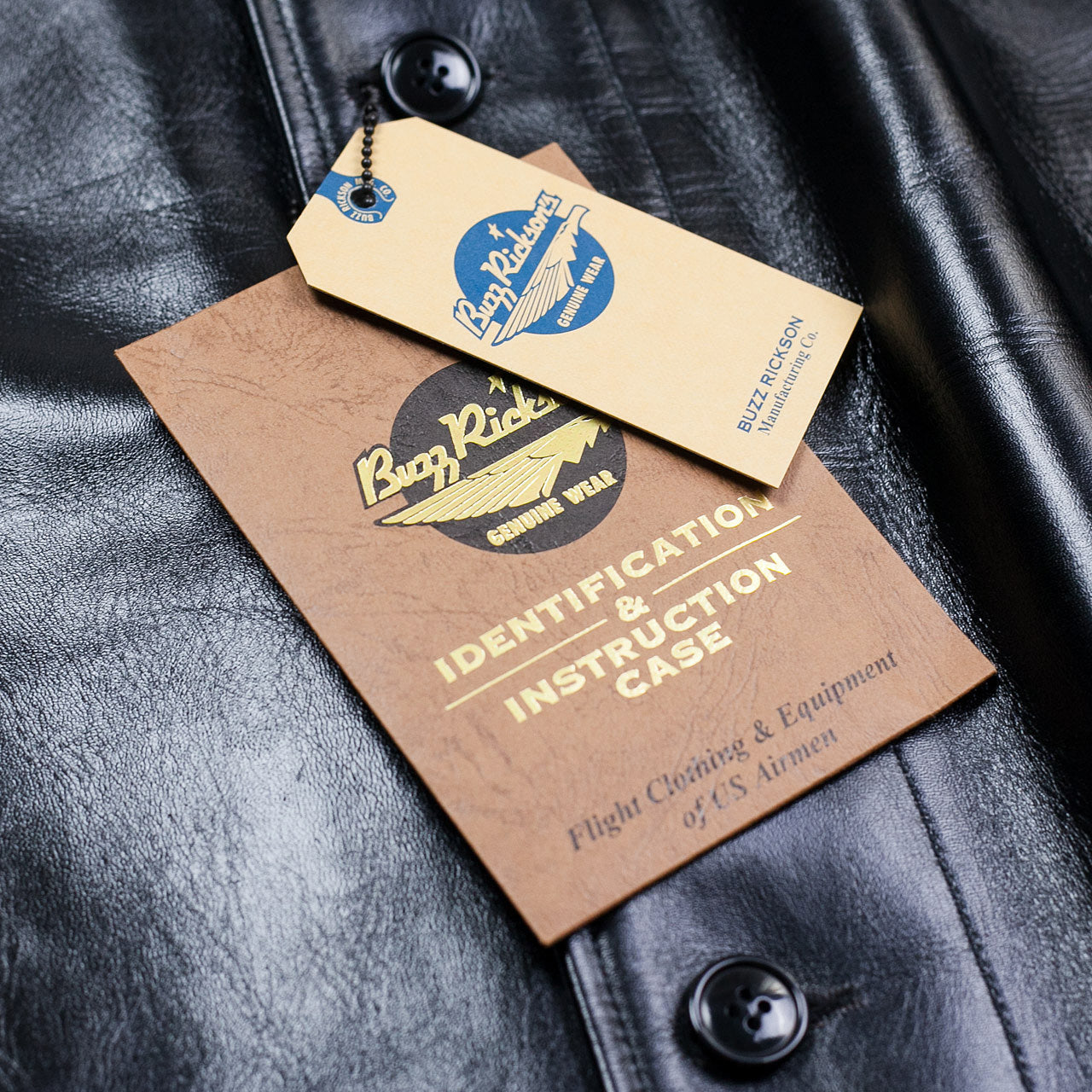 William Gibson N-1 Leather Jacket Schwarz