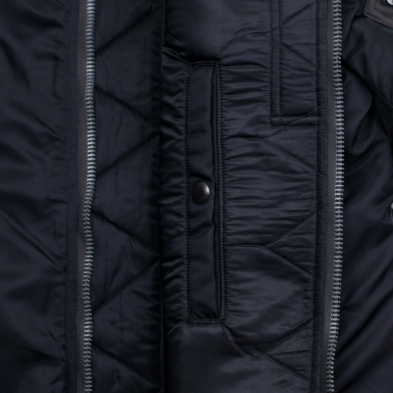 William Gibson MA-1 Jacket Slender Regular Schwarz