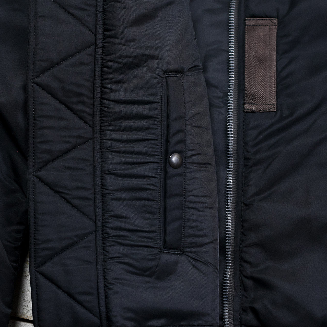 William Gibson MA-1 Jacket Slender Regular Schwarz