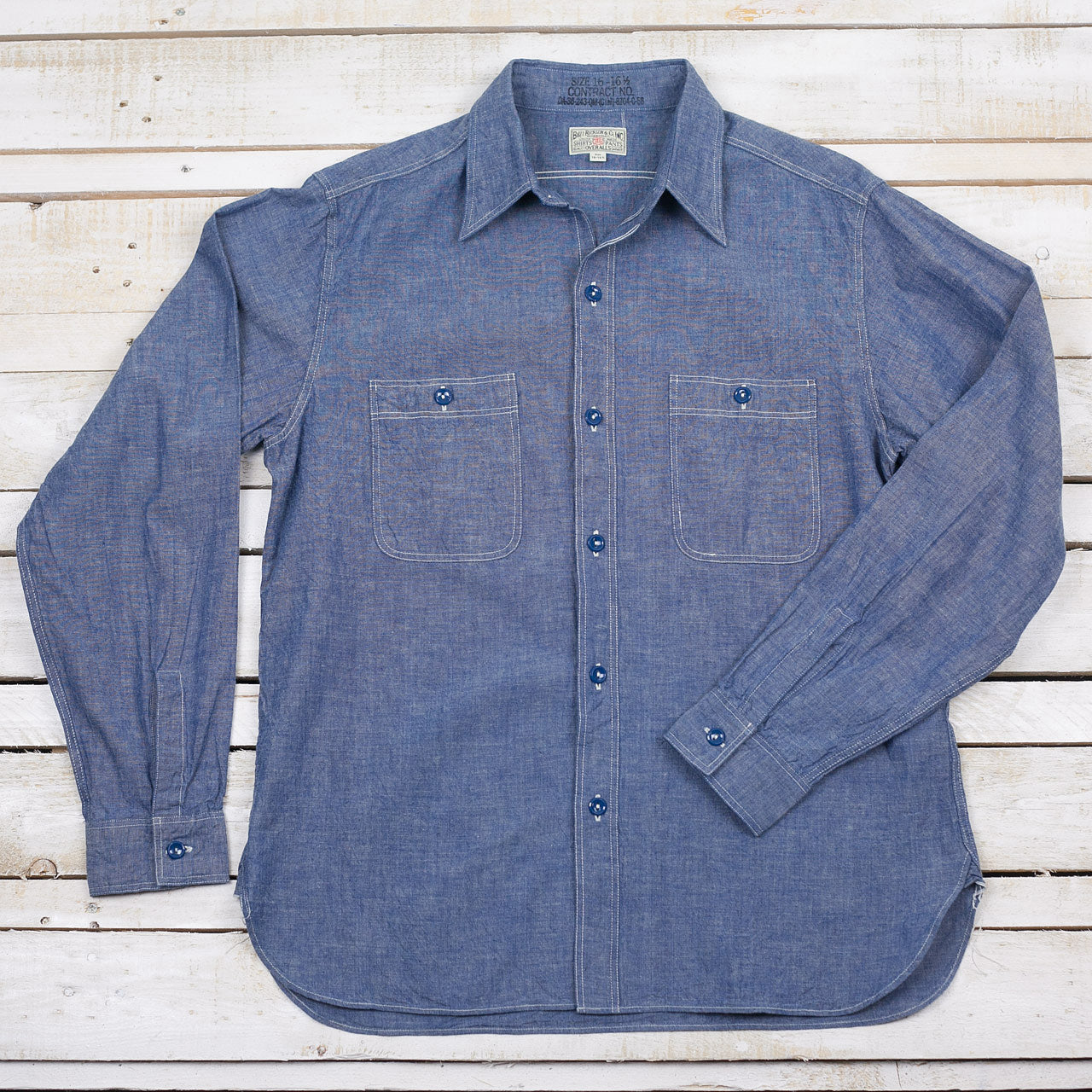 BR25995 Chambray Work Shirt