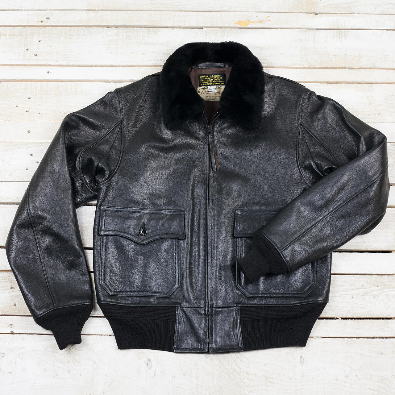 William Gibson G-1 Jacket Schwarz