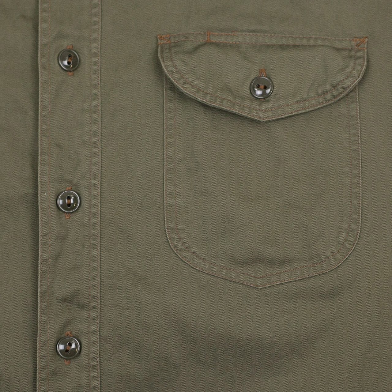 BR26081 HBT Work Shirt Oliv