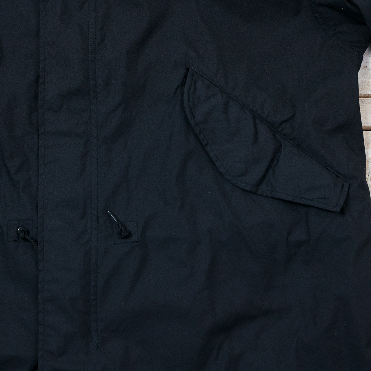 William Gibson M-65 Parka (No Hood) Schwarz