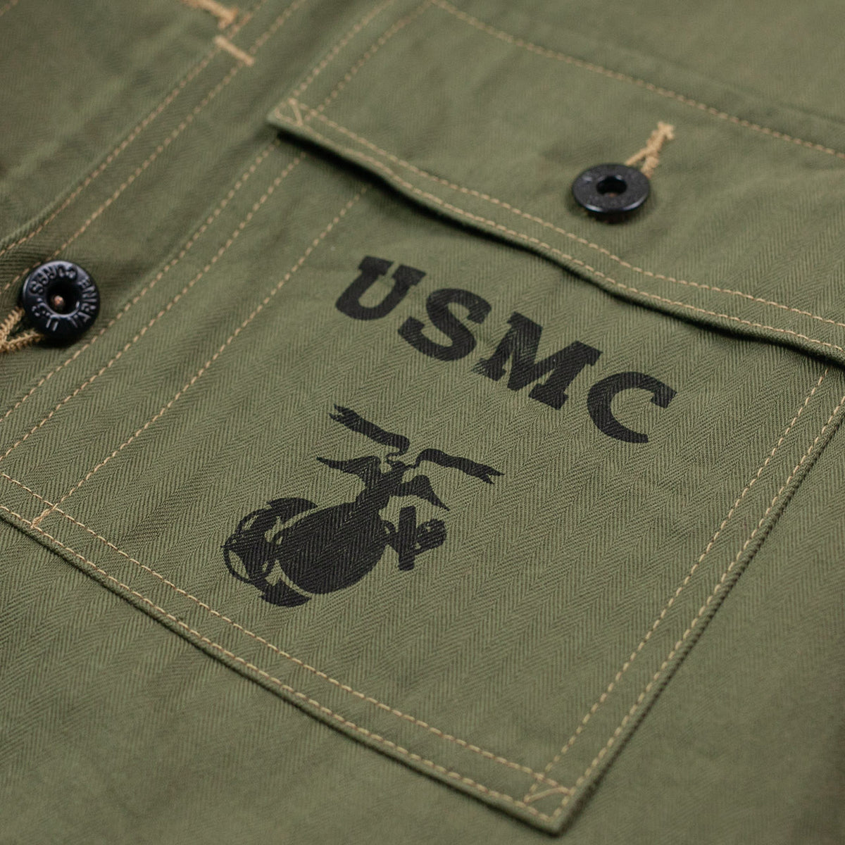 BR15123 USMC M-1944 HBT Utility Jacket