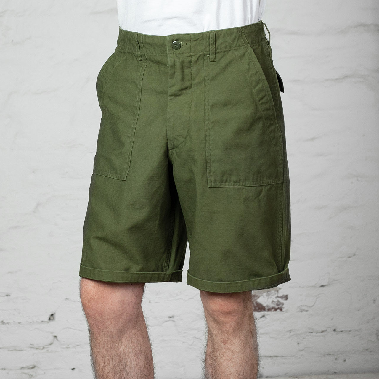 BR51735 OG-107 Fatigue Shorts Oliv
