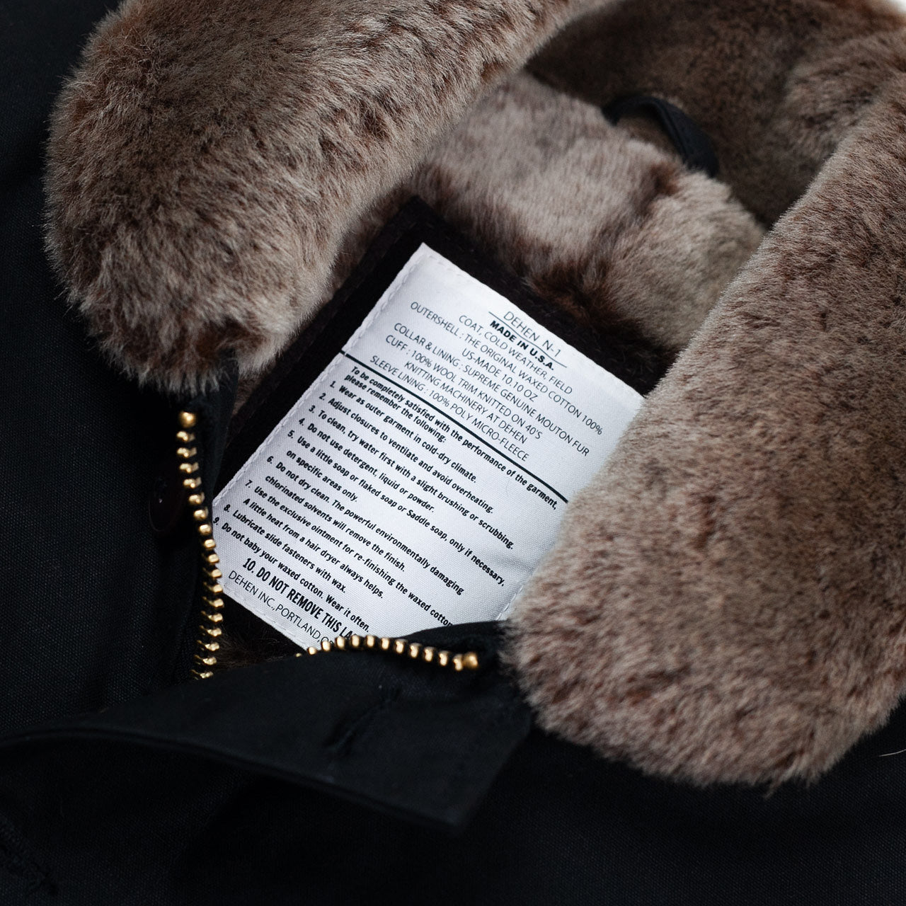 N-1 Deck Jacket Black Kodiak