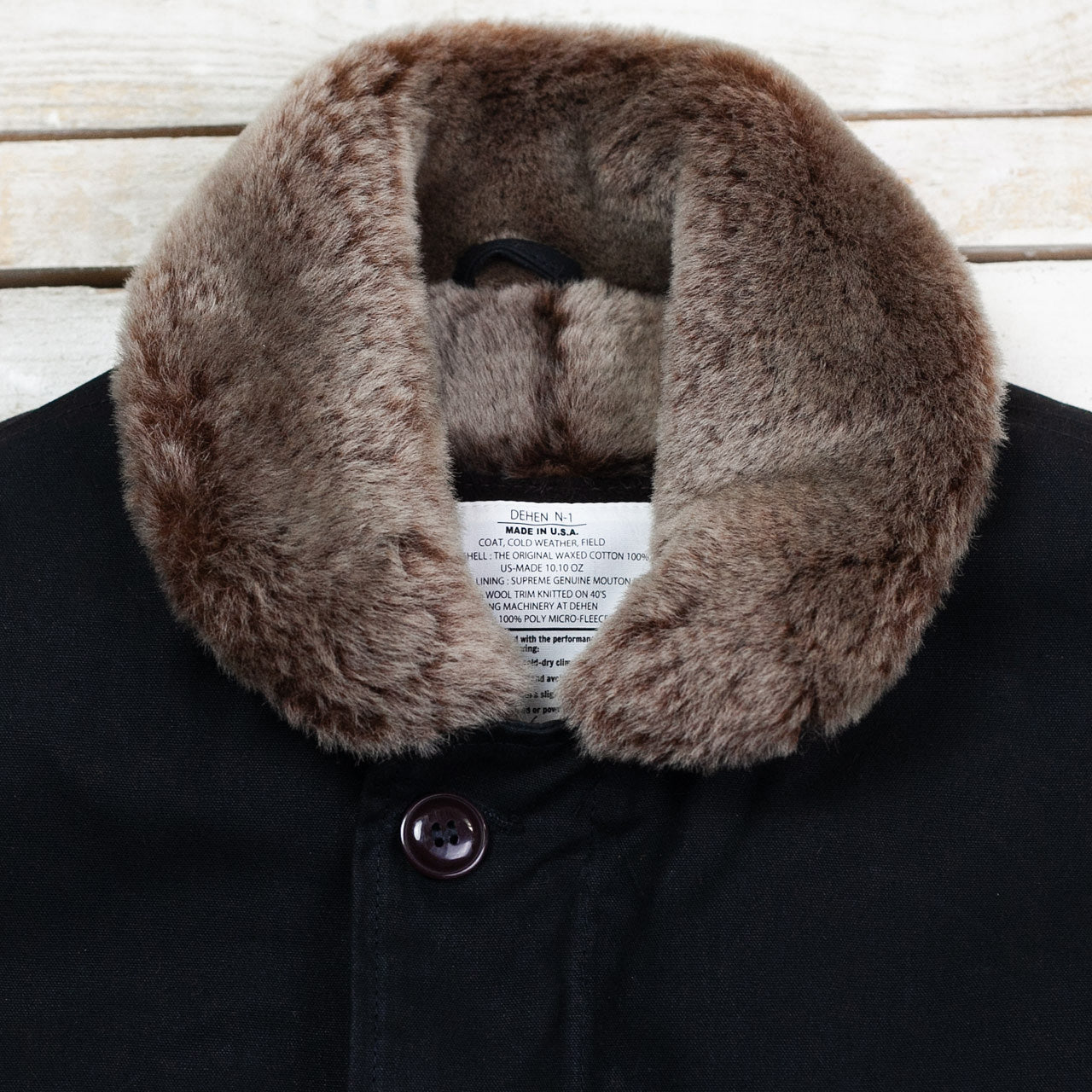 N-1 Deck Jacket Black Kodiak