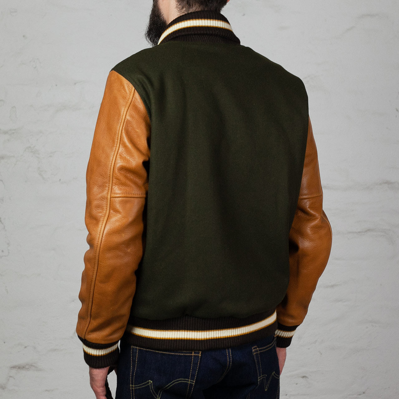 Varsity Jacke Loden / Rust