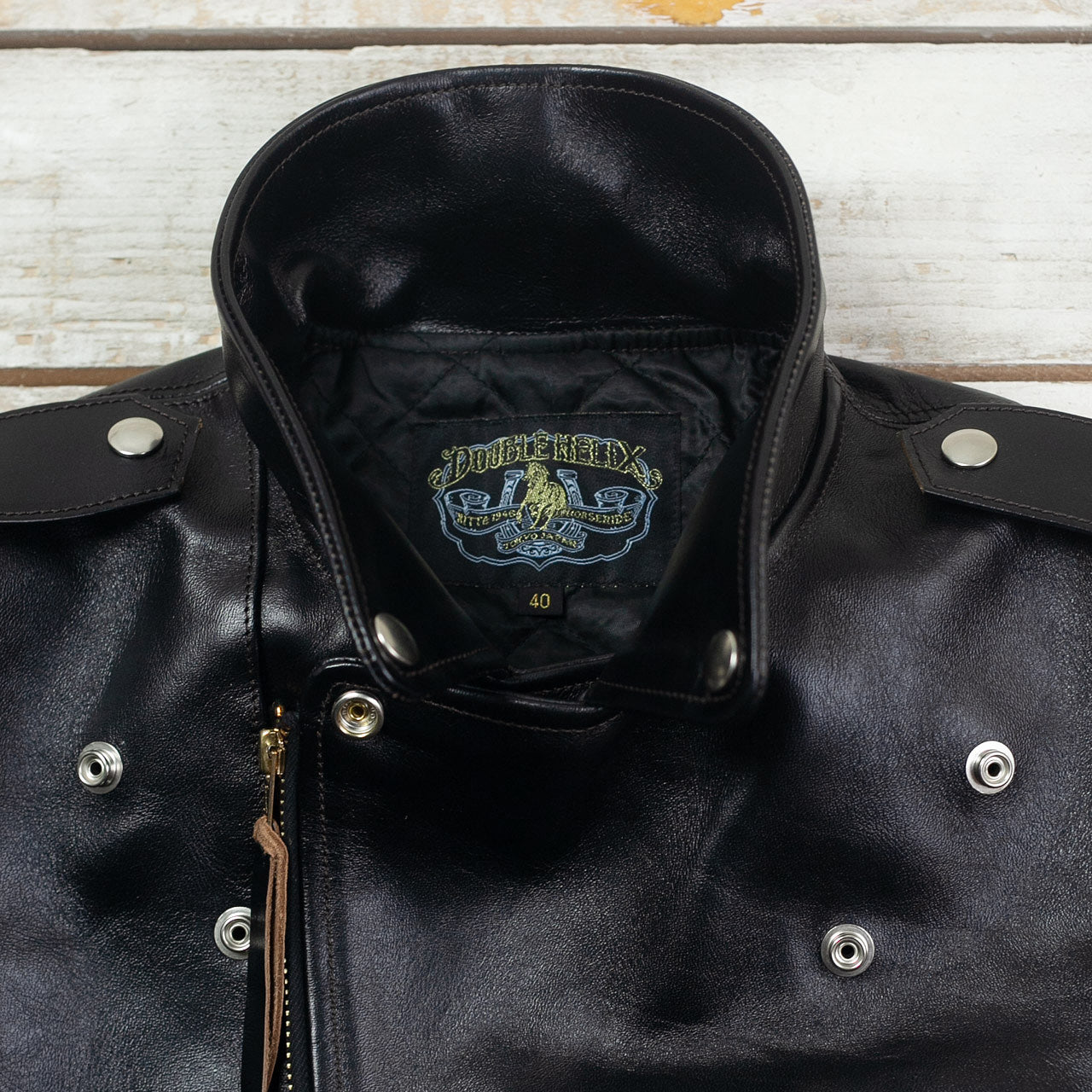 Pferdelederjacke "Innovator" Schwarz