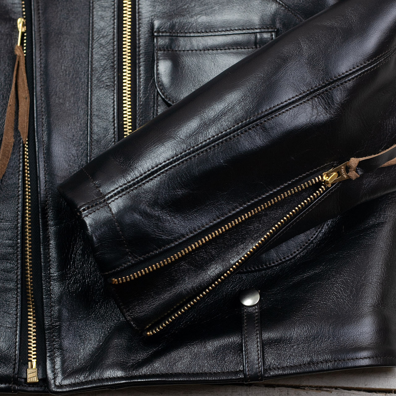 Pferdelederjacke "Innovator" Schwarz