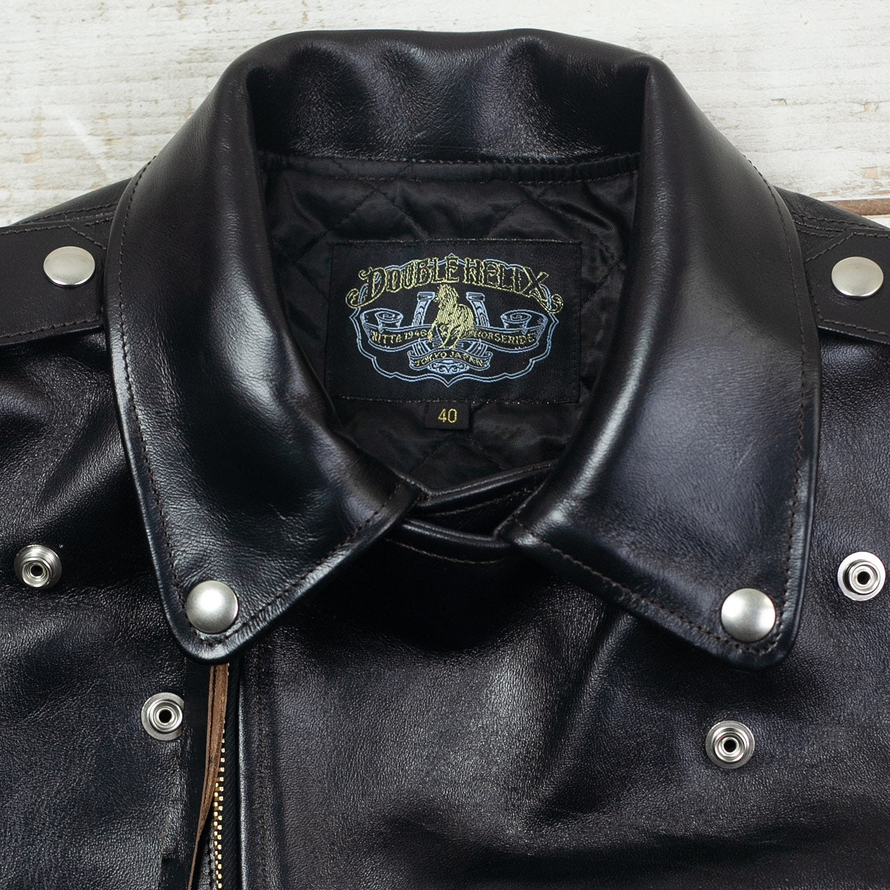 Pferdelederjacke "Innovator" Schwarz