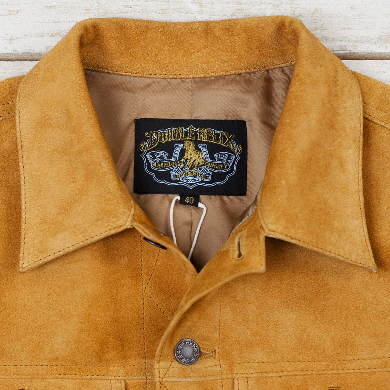 Suede Pferdelederjacke „The Boxer“ Beige