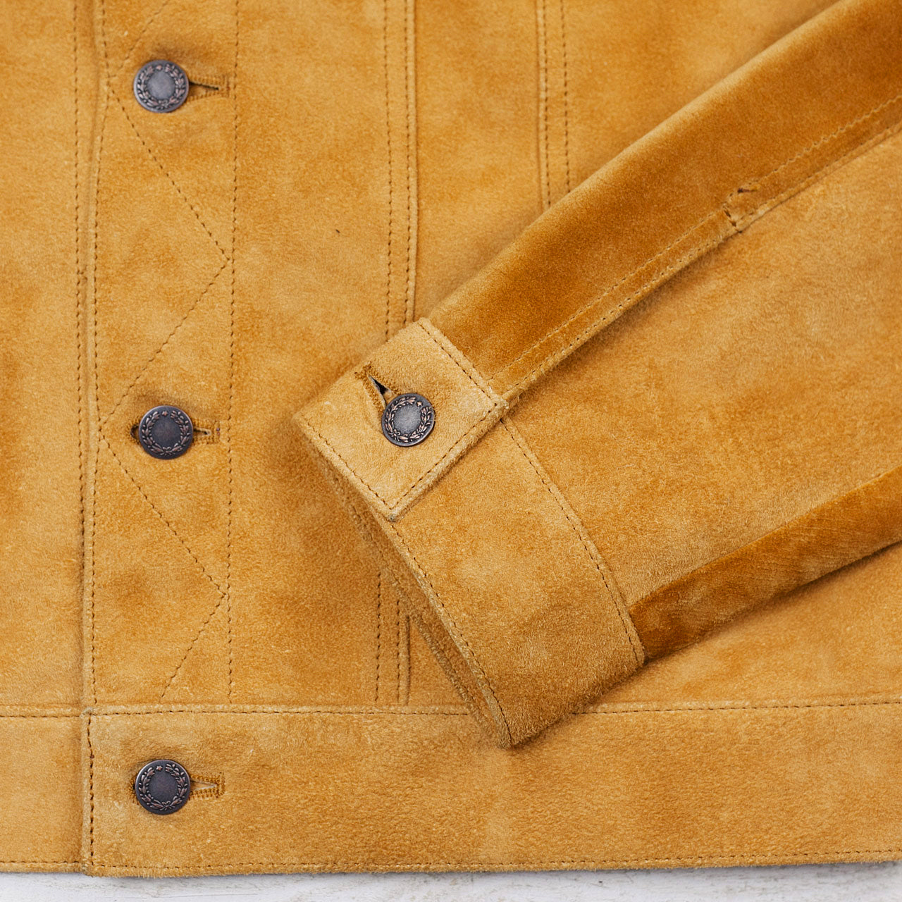 Suede Pferdelederjacke „The Boxer“ Beige