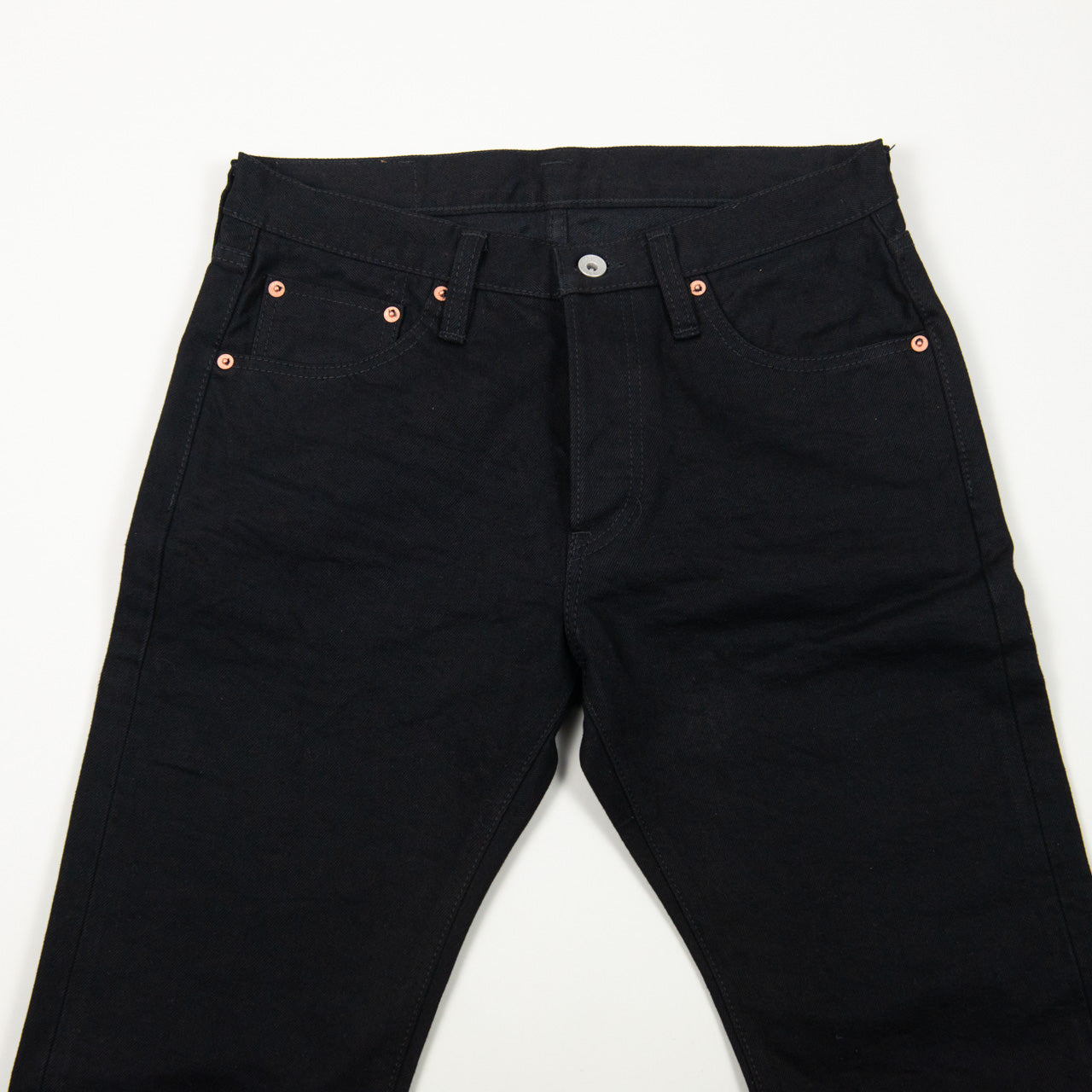 IH-777S-142bb 14oz Slim Tapered Black/Black