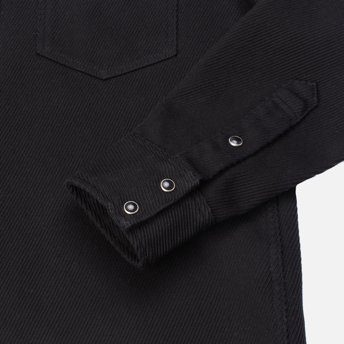 IHSH-234 Westernhemd Schwarz