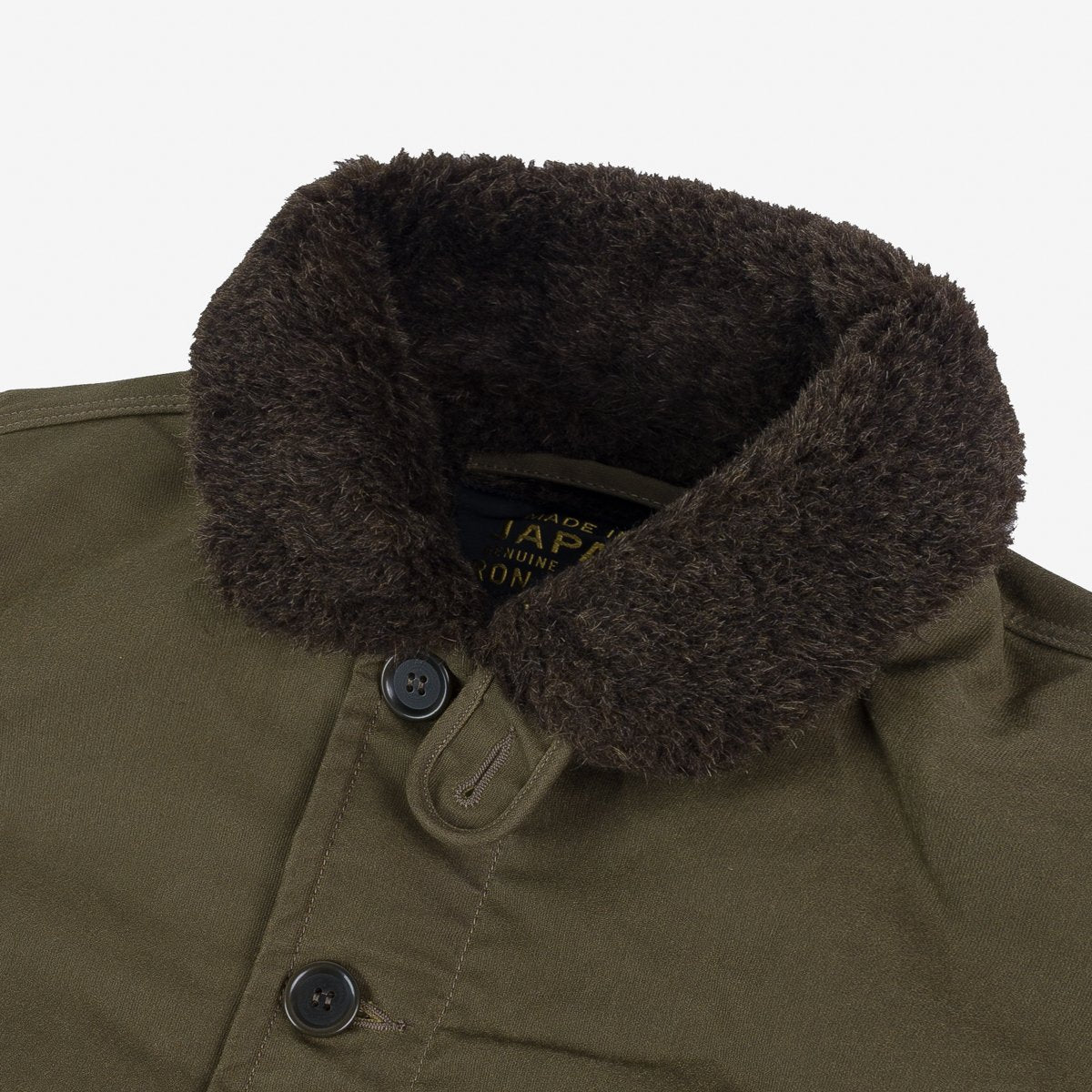 IHM-37 N1 Deck Jacket Oiled Whipcord Oliv