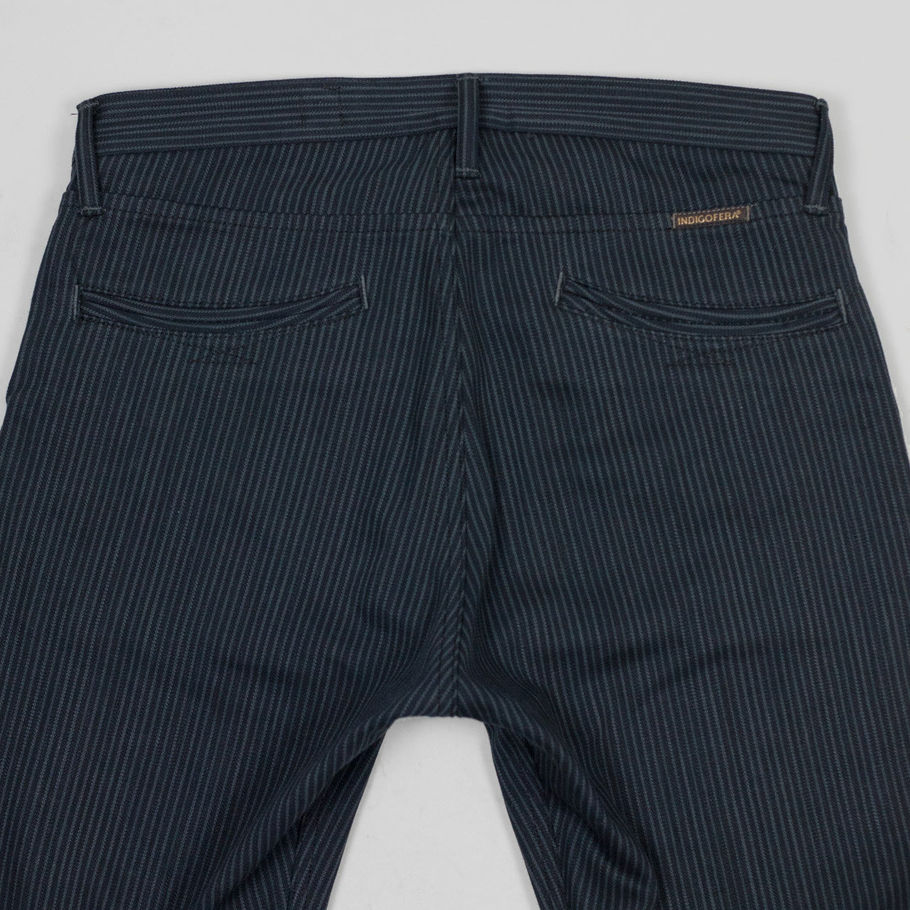 Swearengen Chino Hickory Stripe Schwarz
