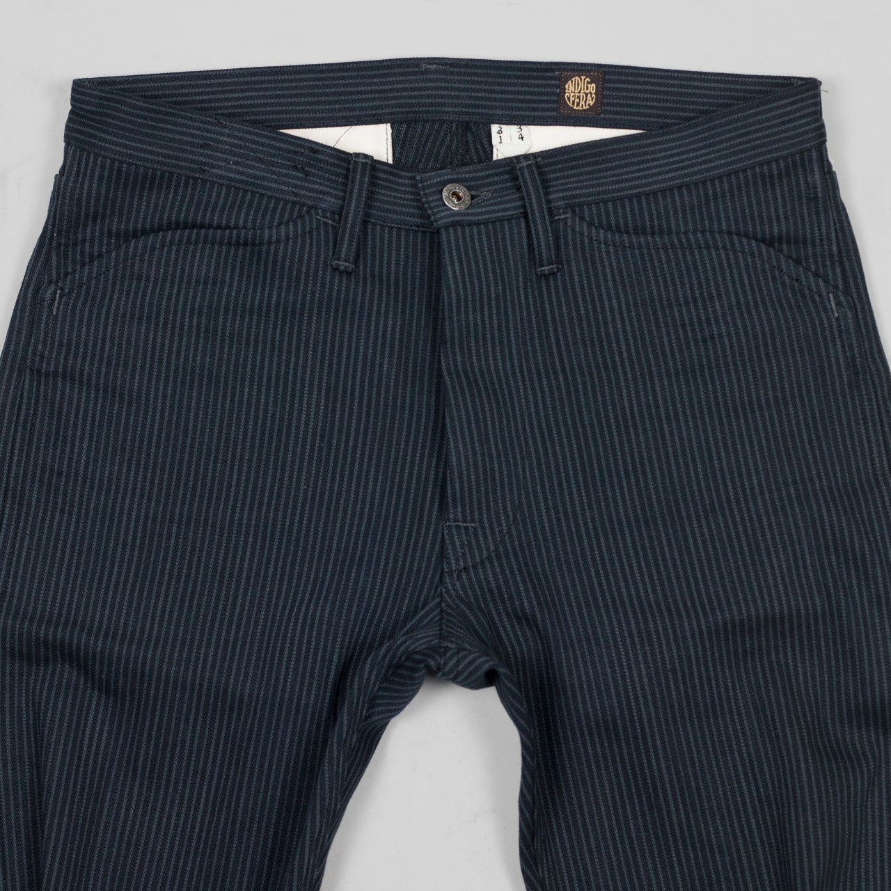Swearengen Chino Hickory Stripe Schwarz