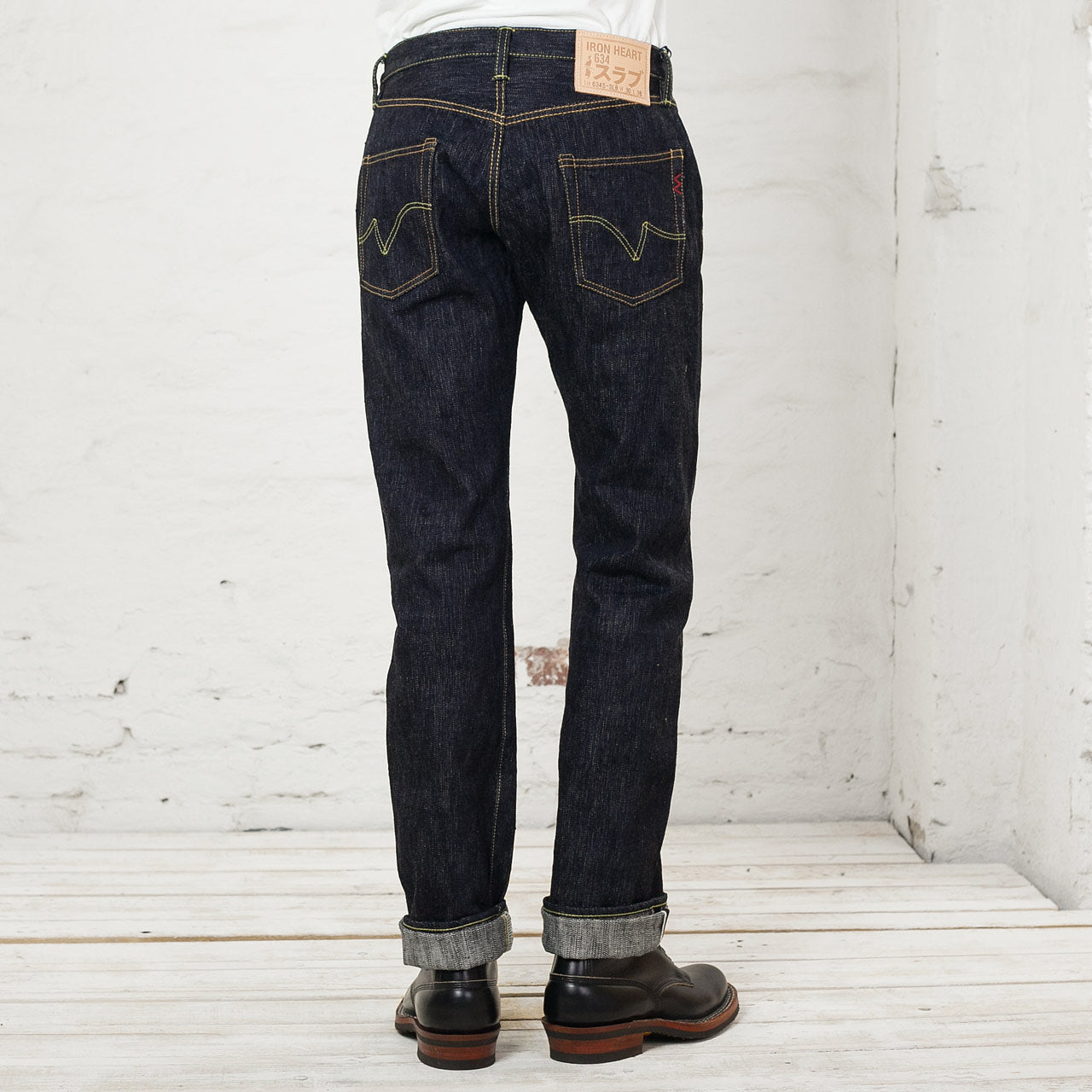 IH-634S-SLB 16oz Straight Cut Slubby Denim