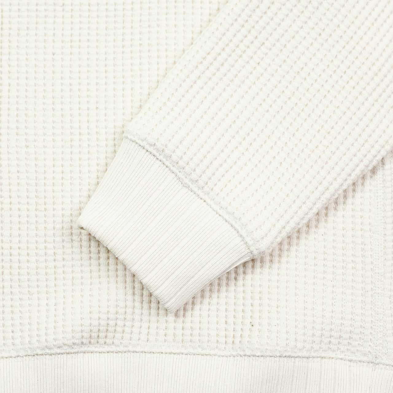 Waffle Mid-Neck Ivory