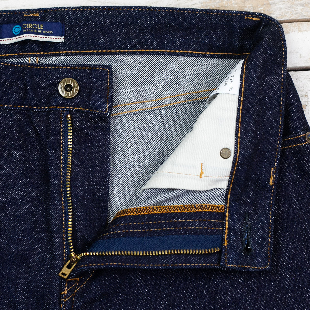 J301 14.8oz Indigo Straight