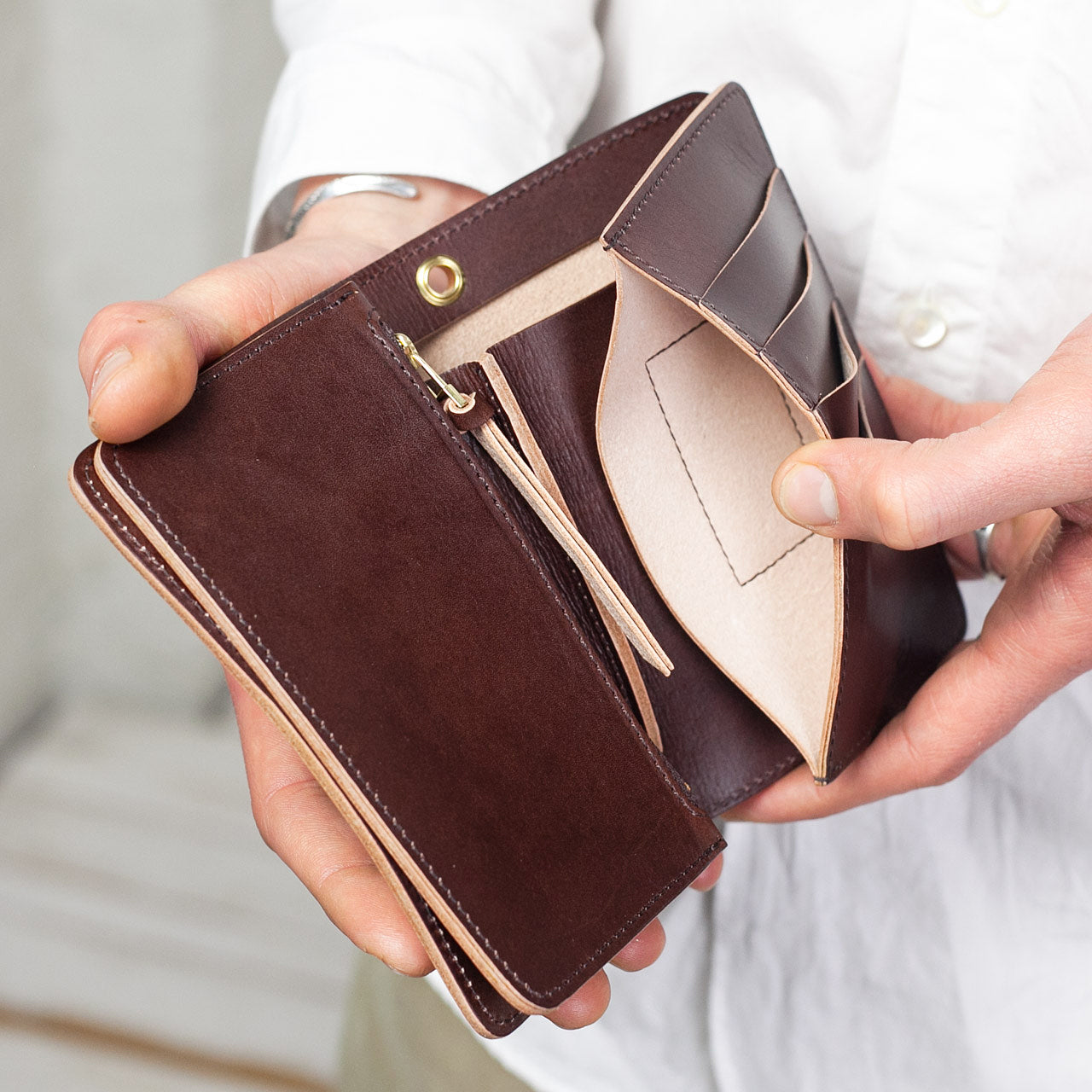 Middle Wallet Braun