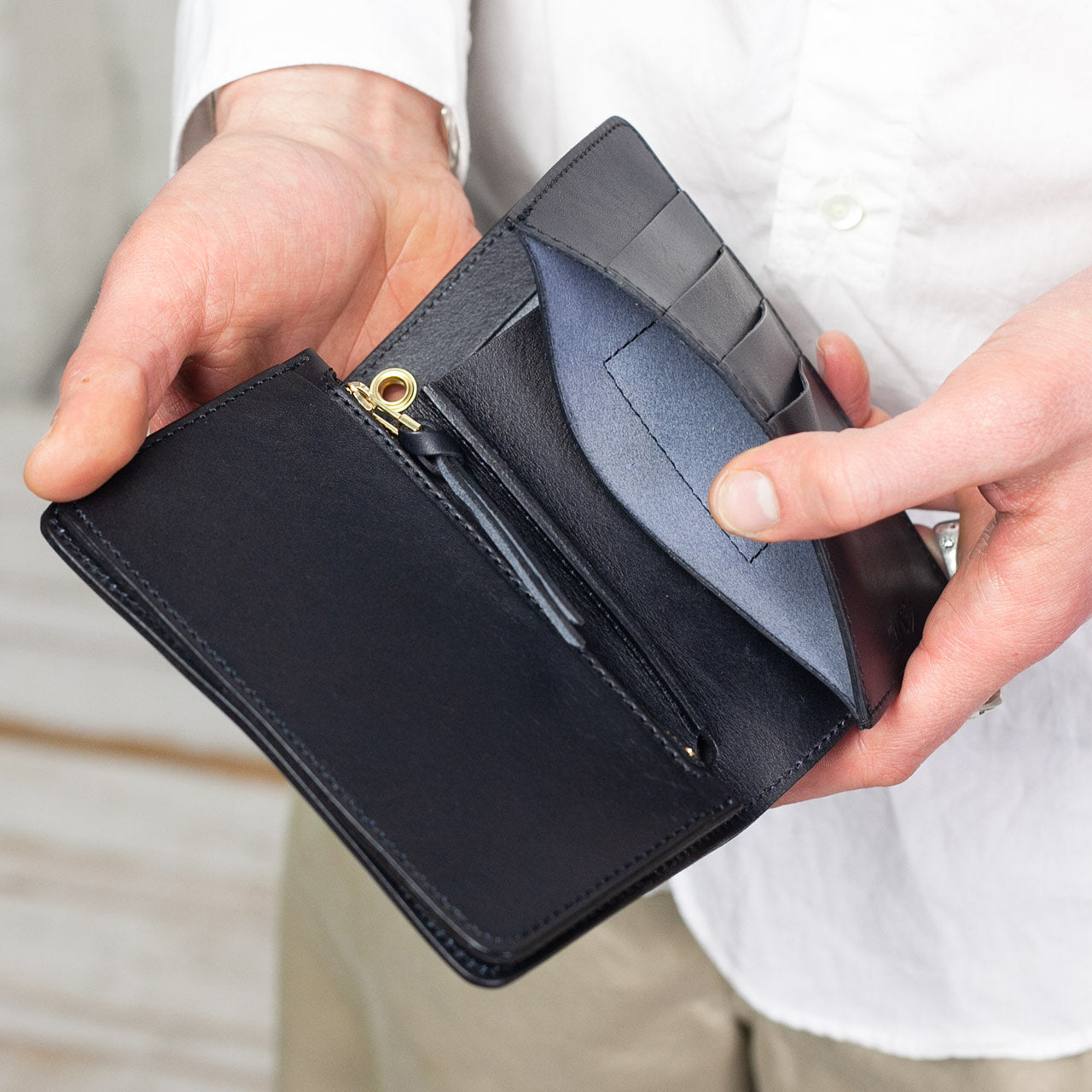 Middle Wallet Schwarz