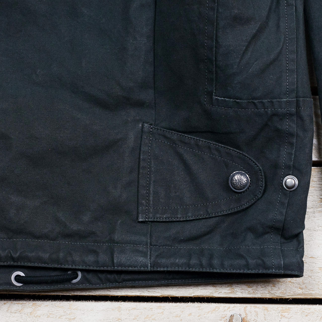 Deacon Flight Jacket Wax Charcoal