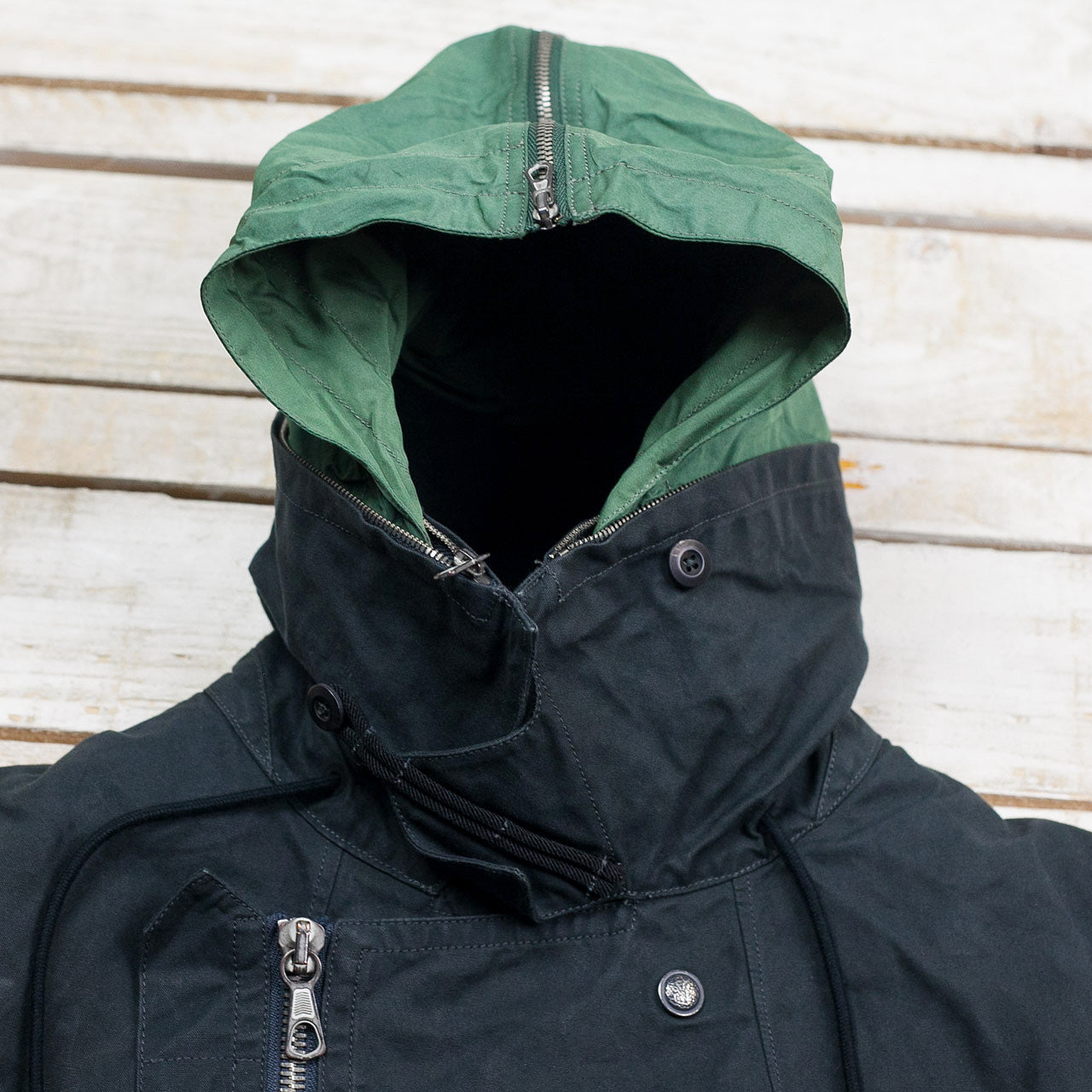 Deacon Flight Jacket Wax Charcoal